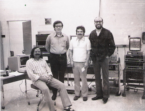 From Left: Larry Clark, Chuck Thacker, Moi, Ed McCreight. Photo by Mike Overton.